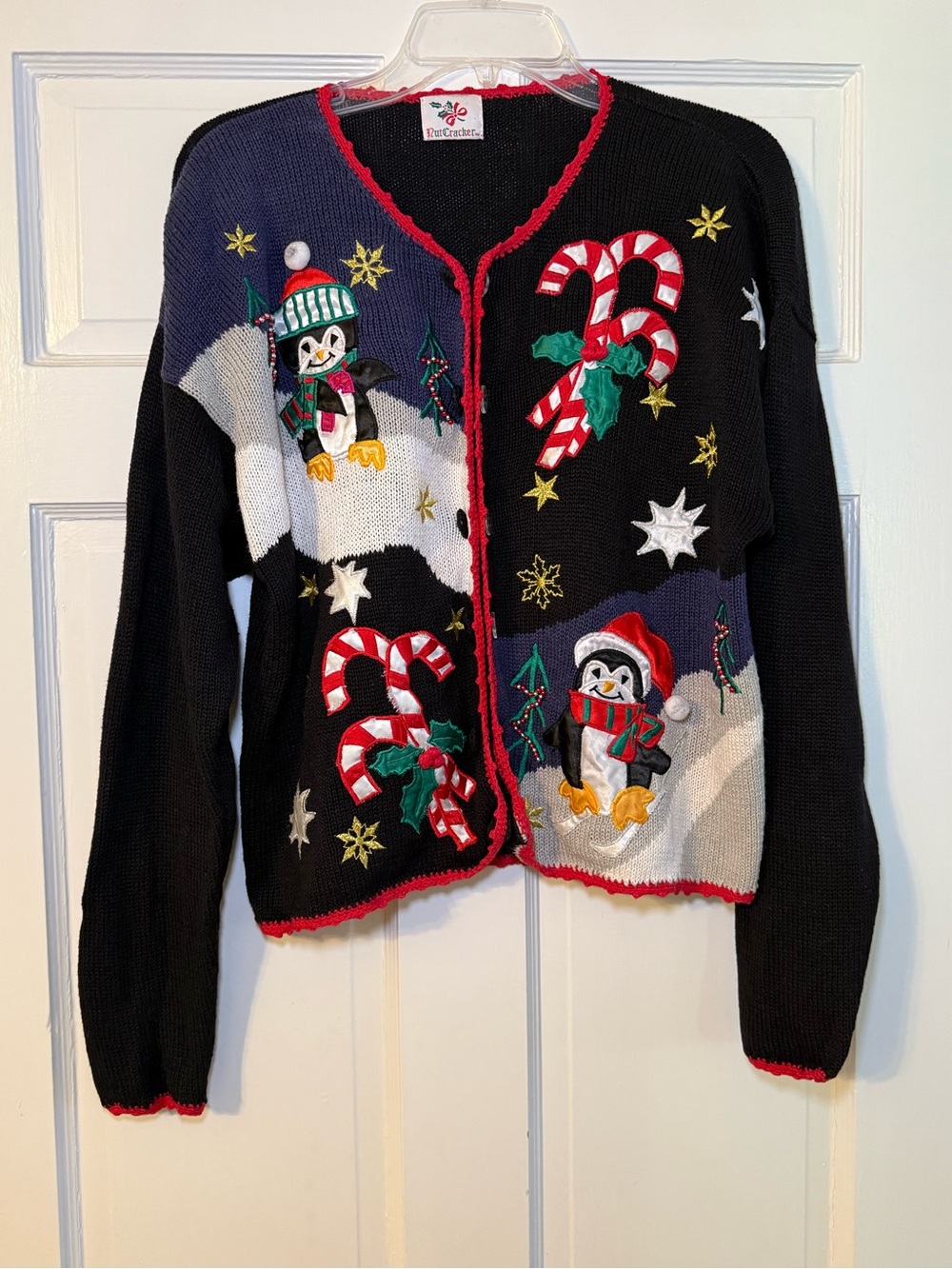 Vintage 90’s Ugly Christmas Sweater Cardigan